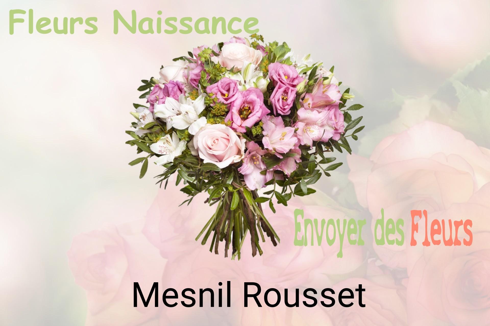 Bouquet de fleurs de naissance livré à Mesnil-Rousset